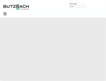 Tablet Screenshot of butzbach.com