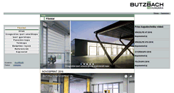 Desktop Screenshot of butzbach.hu